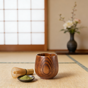1 tasse en bois, bois, café, thé, bière, jus, lait, eau, mug, artisanal, naturel, cuisine - Product Image 4