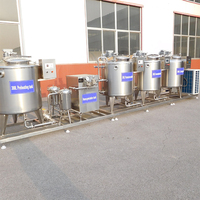 Machine de fabricant du yaourt 150L/chaîne de production de yaourt avec le pasteurisateur de lait de fermentation