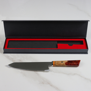 Cuchillo de <span class=keywords><strong>Chef</strong></span> Kiritsuke de Acero Damasco 9Cr, Diseño OEM/ODM, MOQ Bajo, Imágenes/Vídeos de Alta Calidad Gratis, Logotipo Personalizado, Tiempo de Entrega Rápido - Product Image 3