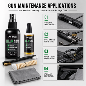 Kit <span class=keywords><strong>de</strong></span> Limpieza <span class=keywords><strong>de</strong></span> Armas CLP, Juego Todo en Uno con Cepillo Doble, Hisopos <span class=keywords><strong>de</strong></span> 6 Pulgadas, Raspador, Aceitador <span class=keywords><strong>de</strong></span> Aguja <span class=keywords><strong>de</strong></span> Precisión y Toallitas - Product Image 2