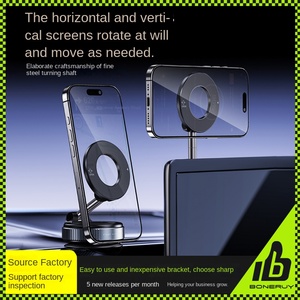Soporte Magnético para Teléfono de Coche Sharp Boneruy, Eléctrico, Recargable, con Ventosa de Adsorción al Vacío, para Navegación en el Parabrisas Delantero del Coche - Product Image 2