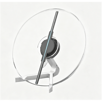 Ventilateur Holographique 3D 50cm à Vision Directe, Projecteur Hologramme LED pour Affichage Publicitaire, Événements, Commerce de Détail 30cm - Meilleures Ventes 2026
