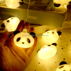 Veilleuse à piles suspendue fée Led <span class=keywords><strong>lune</strong></span> guirlandes lumineuses pour enfants panda décoration de fête de mariage - Product Image 2