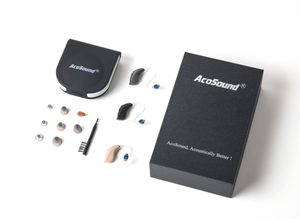 Migliori <span class=keywords><strong>apparecchi</strong></span> <span class=keywords><strong>acustici</strong></span> AcoSound <span class=keywords><strong>per</strong></span> sordità, confortevoli, resistenti al sudore, con mascheramento del tinnito, in resina medicale, a 4 canali, <span class=keywords><strong>per</strong></span> non udenti - Product Image 6