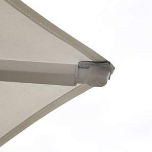 Parasol moderne d'extérieur personnalisé, carré, pliable, léger, 2,5 m, en aluminium, résistant à l'eau, à pousser à la main, pour parc, salle de sport, hôtel DC-U - Product Image 2