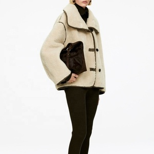 Boying Outono e Inverno Casaco Grosso Quente Simples Moda das Mulheres com Mangas Compridas e Stand Gola Solta Fit - Product Image 2