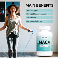 Comprimés d'extrait de Maca haute puissance |   Concentré 4:1 pour l'énergie et la concentration |   Améliore les performances de l'entraînement |   60 comprimés à libération rapide