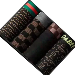 Calzoncillos de cintura media con estampado transpirable de gran tamaño para hombre Modal 95% poliéster y 5% Spandex - Product Image 1