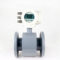 Débitmètre électromagnétique numérique avec sortie RS485 4-20mA, haute précision, en acier inoxydable, mesure du débit de liquide, OEM disponible