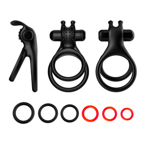 Juguete Sexual, Anillo Vibrador de Silicona para Hombre, Producto Sexual para Retrasar la Eyaculación, Juguetes de Masturbación Masculina, Anillo para Pene - Product Image 3