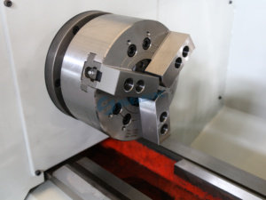 Centro de fabricación de torno <span class=keywords><strong>CNC</strong></span> de alta calidad, servicio de mecanizado, máquina de torno CK6130 con torreta eléctrica - Product Image 5