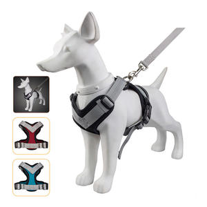 Laisse de traction multifonctionnelle pour animaux de compagnie, laisse pour chien, chat, chiot, harnais de poitrine réfléchissant pour la promenade, laisse de poitrine pour chien - Product Image 1