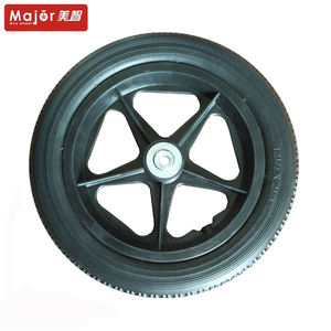 Roda de Bicicleta de Equilíbrio de 12 Polegadas com Aro de Plástico e Pneu Sólido de Espuma de Poliuretano Macio, À Prova de Furos - Product Image 2