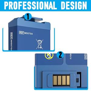 Batería de Repuesto Jiazijia 9V 4200mAh Ph AED para <span class=keywords><strong>Desfibrilador</strong></span> HeartStart HS1, Batería de Iones de Litio M5070A - Product Image 3