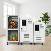 Nouveaux stabilisateurs 10 kVA à conception innovante, régulateurs/stabilisateurs de tension monophasés 10 kW en cuivre AC 220 V, servo réglable