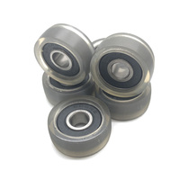 Roues de montagnes russes en polyuréthane PU62624-8 6x8x24mm Roues gonflables en polyuréthane Roue en polyuréthane revêtue de caoutchouc