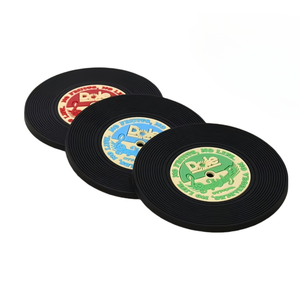 Posavasos de Vinilo Creativos en Oferta, Material de Goma Ecológico, Color Personalizado, Logotipo Impreso, Regalo Promocional, Alfombrillas de Escritorio - Product Image 2