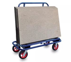 Chariot de plaques de plâtre en acier à 4 roues, chariot de cloisons sèches, chariot de panneaux de plaques de Sheetrock - Product Image 2