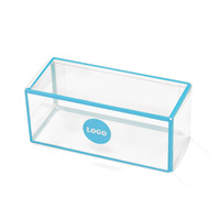Boîte en PVC transparente imprimée en gros, boîte pliante pour emballage cadeau, boîte transparente en PET pour emballage