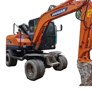 Low Price Second hand automation original Korea Doosan-DX60-W 80 140 220 225 300 used hydraulic wheel excavator