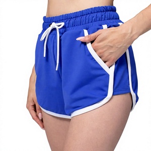 Shorts Deportivos para Mujer, Estilo Moderno, de Algodón, Sólidos, Personalizados, para Yoga, Running, Gimnasio, Holgados y Transpirables - Product Image 3