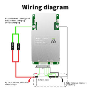 JLP 7S 8S 20A 30A 40A 24V BMS batterie au lithium lifepo4 avec <span class=keywords><strong>balance</strong></span> pour lampadaire solaire panneau de <span class=keywords><strong>protection</strong></span> de vélo électrique - Product Image 4