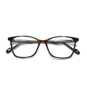 Modern Cat Eye Square Full Rim <b>Eyeglasses</b> <b>Frames</b> Solid Color Anti-Uv for Adults Unisex Vision Correction - Product Image 1