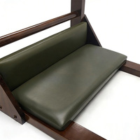 Barril de Pilates Ajustable de Madera de Nogal Personalizado OEM con Escalera para Equipos Profesionales de Gimnasio y Estudio