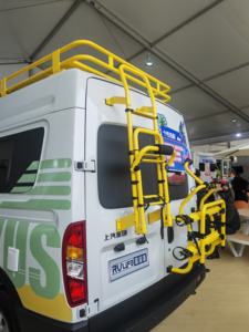 Accesorios exteriores para autocaravanas Escalera <span class=keywords><strong>plegable</strong></span> trasera para remolques de caravanas y autocaravanas - Product Image 5