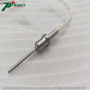 Aangepaste Probe 4.8*70mm <span class=keywords><strong>RTD</strong></span> 2-draads <span class=keywords><strong>Pt100</strong></span> Temperatuursensor met schroefdraad - Product Image 6