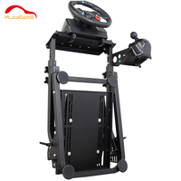 Simulateur de course de jeu Cockpit Sim Racing Cockpit Race Car Driving Simulator avec support de levier de vitesse Support de volant