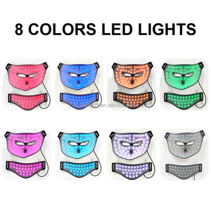 Máscara de Terapia de Luz Fotónica de Alta Intensidad Fitkang OEM 100LEDs, Cuidado de la Piel, Inalámbrica, Portátil, Silicona 4D - Product Image 4