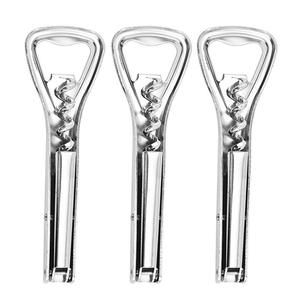 Abridor de botellas de acero inoxidable Yangjiang 12x3.9cm 3 en 1 plegable para cerveza, vino y sacacorchos con mango electrochapado - Product Image 5