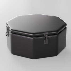 JDpump <span class=keywords><strong>Baignoire</strong></span> Gonflable Octogonale Pliable Noire pour Adultes – Bain de Glace Portable, Spa à Domicile, Piscine Bien-être Gain de Place - Product Image 2