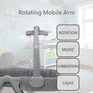 Berceau pour bébé de qualité supérieure avec arche de jeu, berceau pour bébé, lit pour bébé, utilisation à domicile - Product Image 5