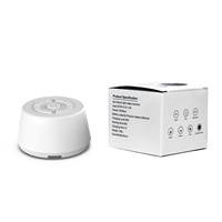 Machine à bruit blanc 2024 pour adultes et bébés, alimentée par piles, mini 5W avec lumière LED simple