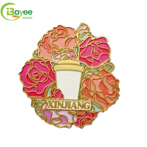 Color OEM Logo <b>Badge</b> Promotional Corporate Gifts Custom Tourist Souvenir Refrigerator Brooches - Product Image 6