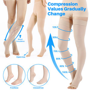 Meias de Compressão Graduada para Recuperação Circulatória Personalizadas Compports para Varizes, 20-30 MMHG, para Idosos - Product Image 1