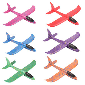 Aereo giocattolo 3D in EPP OEM 2026 all'ingrosso, grande da 48 cm, per esterni, aliante, per bambini, in schiuma, lancio a mano, 2 modalità di <span class=keywords><strong>volo</strong></span> - Product Image 6