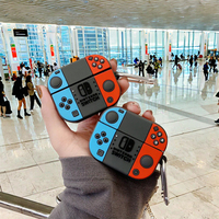 Lustige Cartoon 3D Spielcontroller Silikonhülle für 4 mit Anti-Verlust-Funktion Vollschutz Kabellose Ladeabdeckung
