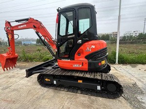 Miniexcavadora Hidráulica Usada Kubota U55, U55-4 de Segunda Mano, Máquina Pequeña para Movimiento de Tierras, Motor para Excavación - Product Image 5