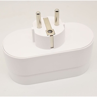 Boîtier de raccordement intelligent UE 2-en-1 en plastique ignifuge de grade V0 en PC, pour prise Wi-Fi Tuya, modèle CN235