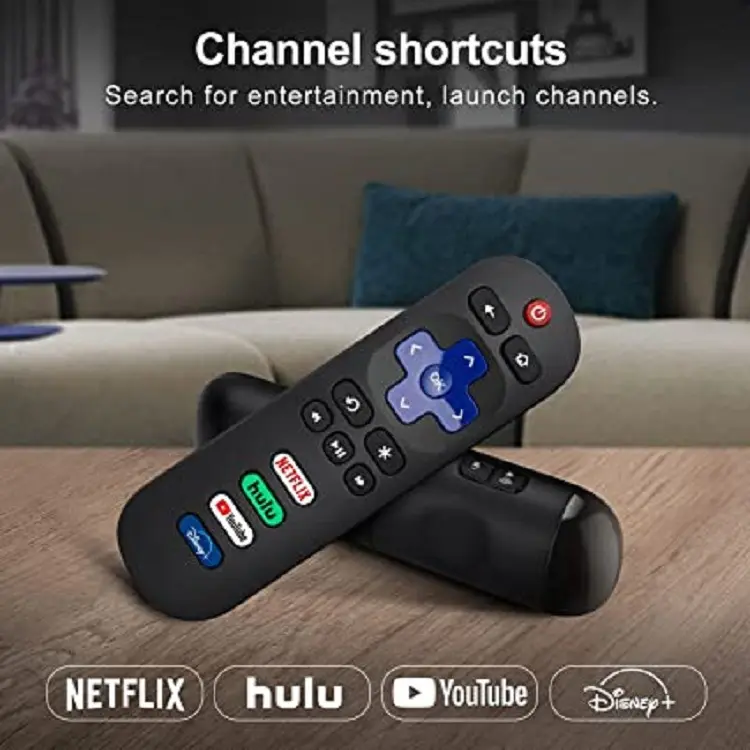 Remote Control Universal 17 Tombol Populer untuk ROKU dengan Tombol Pintasan