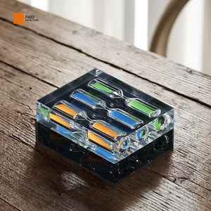 Nhà Máy Trực Tiếp 3-Trong-1 Nhựa Thủy Tinh Trà Cát Hẹn Giờ 1 <span class=keywords><strong>2</strong></span> 3 5 <span class=keywords><strong>Min</strong></span> Hourglasses Với Logo Cho Thời Gian Và Kỷ Niệm Trang Trí Quà Tặng - Product Image 2