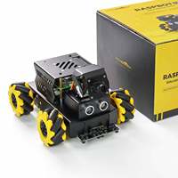 Modelos grandes AI Raspbot V2 Mecanum Wheel Car basado en OpenCV y programación Python para ROS2 Humble Raspberry Pi 5