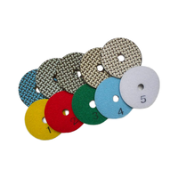 Disque de polissage diamanté à sec 100 mm (4 po) # 50 disques abrasifs fins pour meuleuse d'angle, granit, marbre, pierre