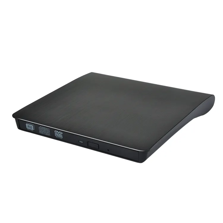 Unidad de DVD externa para computadora portátil USB 3,0 Tipo-C Reproductor de unidad óptica de CD/DVD portátil Grabadora de CD con 2 puertos USB 3,0