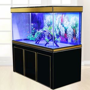 Vente en gros 180 gallons 15mm réservoir de récif d'<span class=keywords><strong>aquarium</strong></span> marin en verre avec couvercle de trop-plein et support avec base en aluminium - Product Image 2