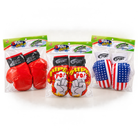 Paire de gants de boxe pour enfants avec fermeture à sangle de poignet, à partir de 3 ans, ensemble de gants de boxe pour enfants pour jeux de rôle sportifs
