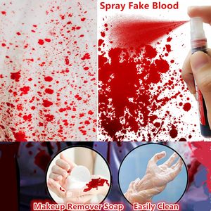 Maquillaje <span class=keywords><strong>de</strong></span> sangre falsa <span class=keywords><strong>de</strong></span> Halloween, 0,35 oz, gotas para ojos <span class=keywords><strong>de</strong></span> sangre en aerosol, <span class=keywords><strong>pintura</strong></span> corporal SFX para disfraz <span class=keywords><strong>de</strong></span> payaso vampiro Zombie, escenario <span class=keywords><strong>de</strong></span> Cosplay - Product Image 3
